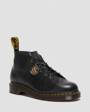 Botas De Mono Dr Martens Church Buckingham Leather Hombre Negros | 12740115