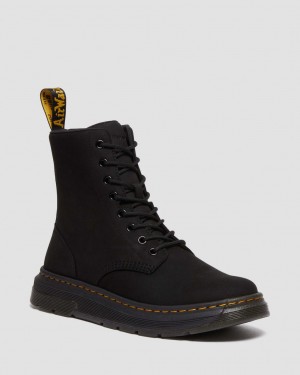 Botas Dr Martens Crewson Nubuck Leather Everyday Mujer Negros | 24465671