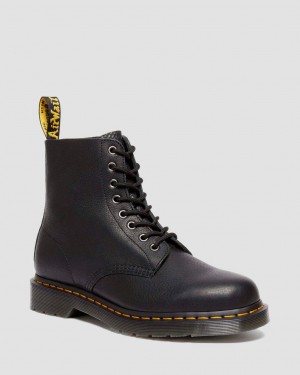 Botas con Cordones Dr Martens 1460 Ambassador Leather Mujer Negros | 38240997