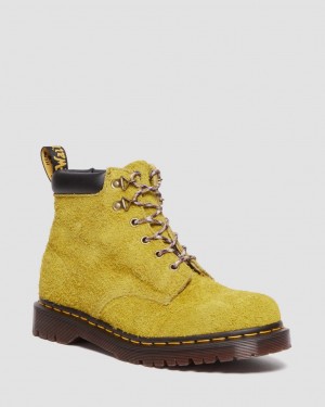 Botas con Cordones Dr Martens 939 Ben Suede Padded Collar Hombre Amarillos | 31329264