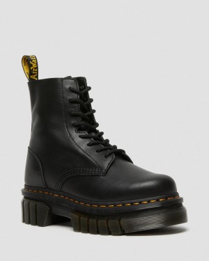 Botines Dr Martens Audrick Nappa Leather Platform Hombre Negros | 85247900