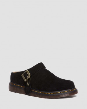 Mulas Dr Martens Isham Desert Oasis Suede Hombre Negros | 67976654