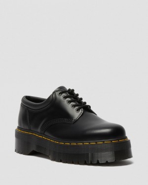 Zapatos Casual Dr Martens 8053 Leather Platform Mujer Negros | 66074711