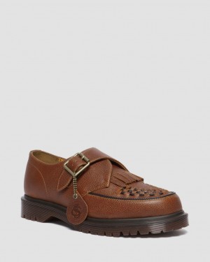 Zapatos Creepers Dr Martens Ramsey Westminster Leather Buckle Hombre Marrom | 56983982