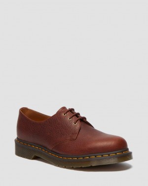Zapatos Oxford Dr Martens 1461 Ambassador Leather Mujer Marrom | 14524184