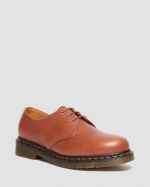 Zapatos Oxford Dr Martens 1461 Carrara Leather Mujer Marrom | 47356091