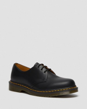 Zapatos Oxford Dr Martens 1461 Smooth Leather Mujer Negros | 15548444