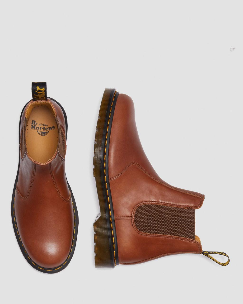 Botas Chelsea Dr Martens 2976 Carrara Leather Hombre Marrom | 99614743