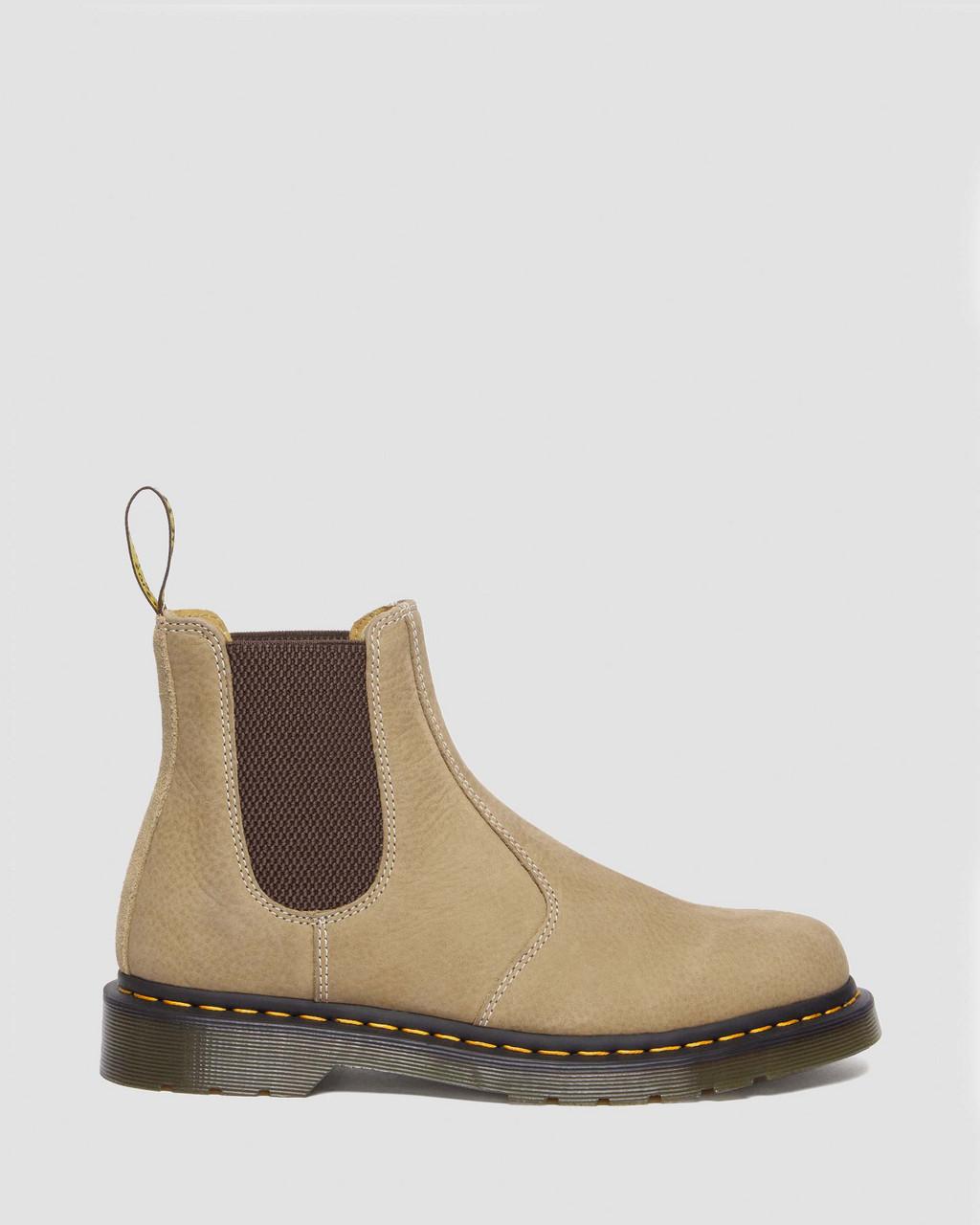 Botas Chelsea Dr Martens 2976 Tumbled Nubuck Leather Hombre Marrom | 68807546
