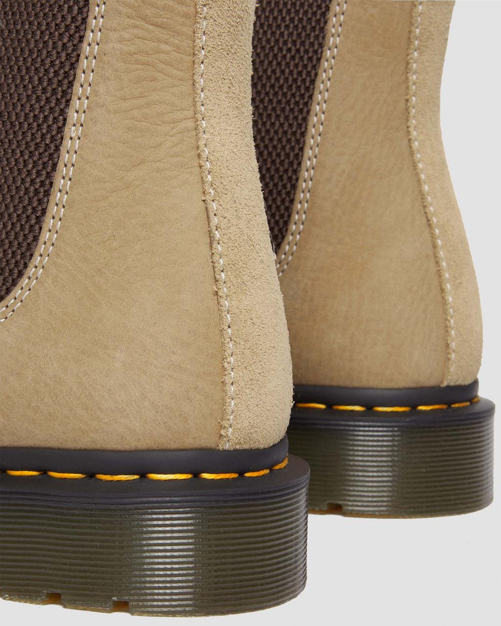 Botas Chelsea Dr Martens 2976 Tumbled Nubuck Leather Hombre Marrom | 68807546