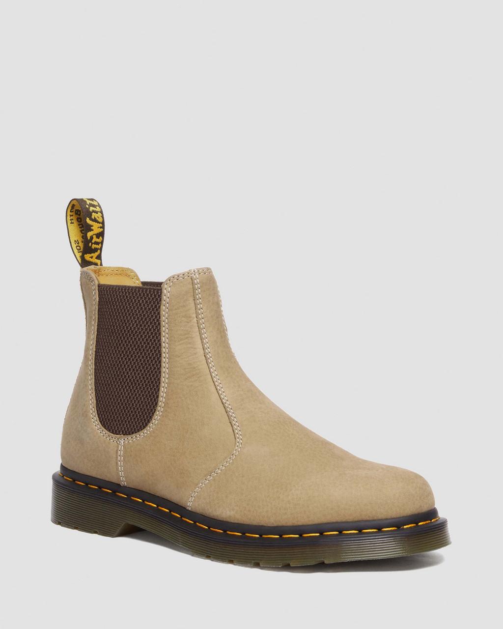 Botas Chelsea Dr Martens 2976 Tumbled Nubuck Leather Hombre Marrom | 68807546