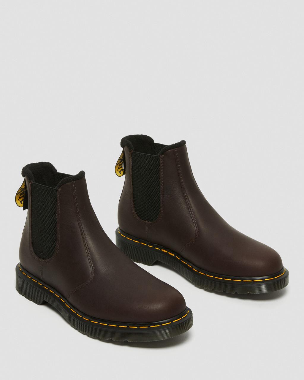 Botas Chelsea Dr Martens 2976 Warmwair Leather Hombre Marrom | 43359836