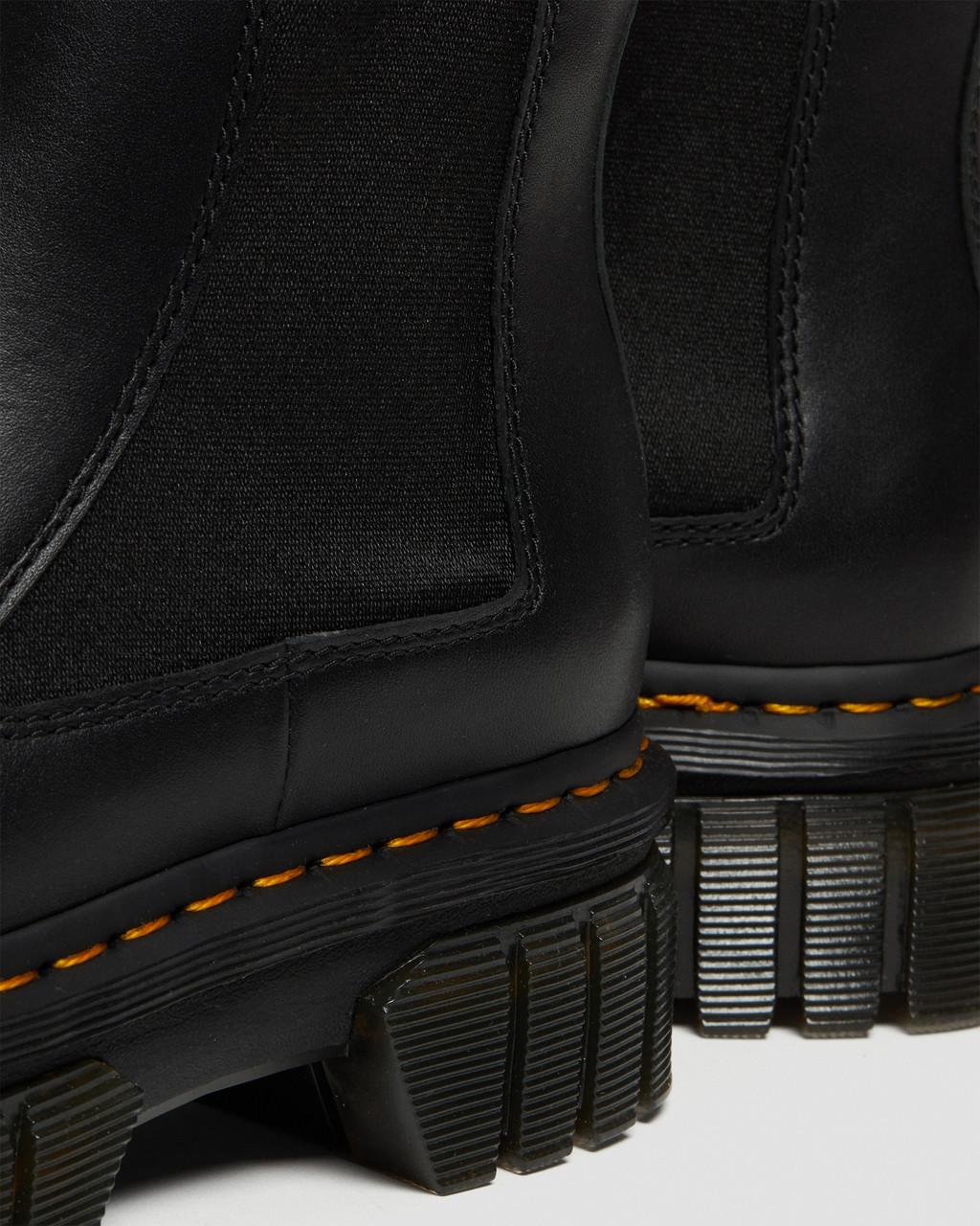 Botas Chelsea Dr Martens Audrick Nappa Leather Platform Mujer Negros | 95742998