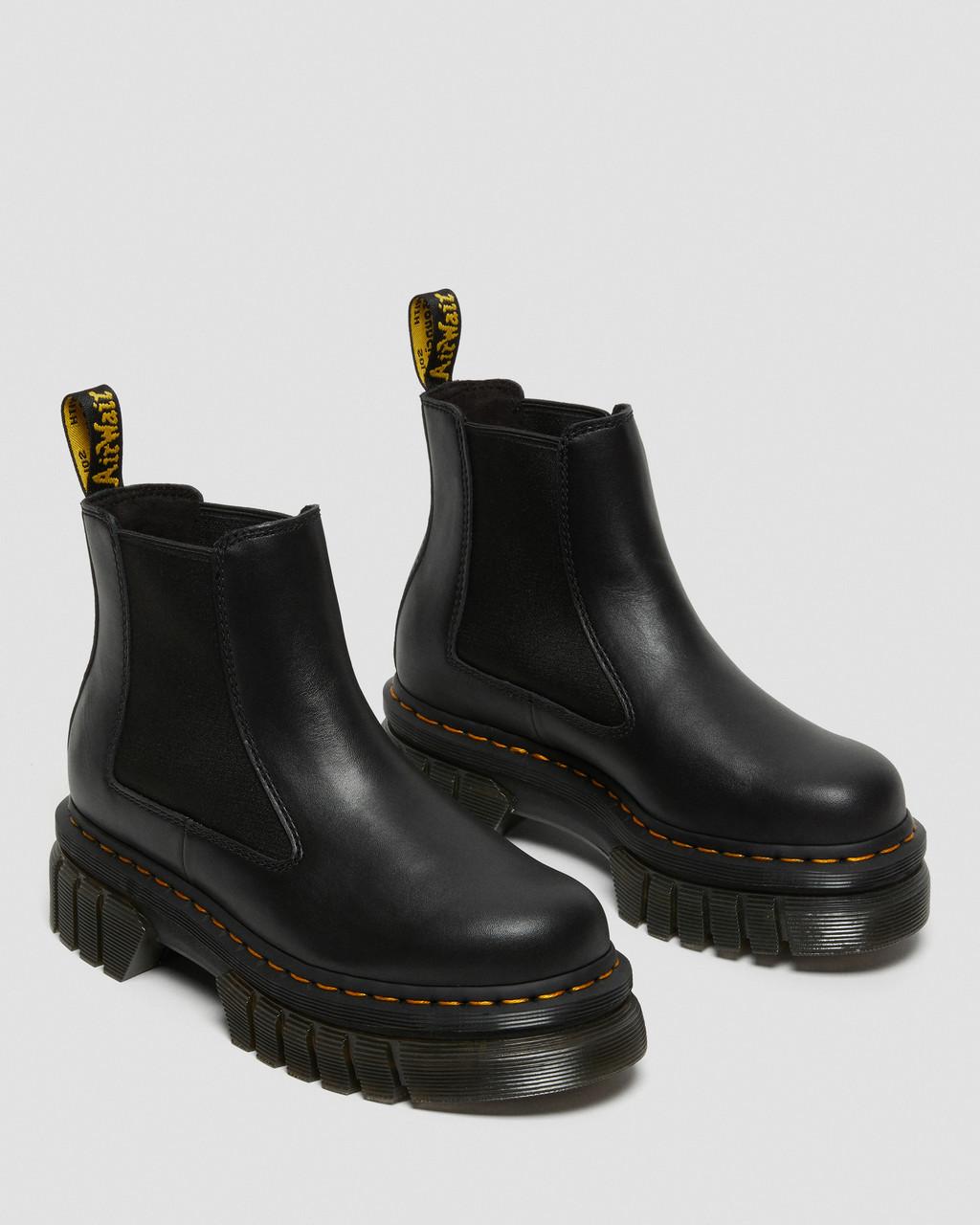Botas Chelsea Dr Martens Audrick Nappa Leather Platform Mujer Negros | 95742998