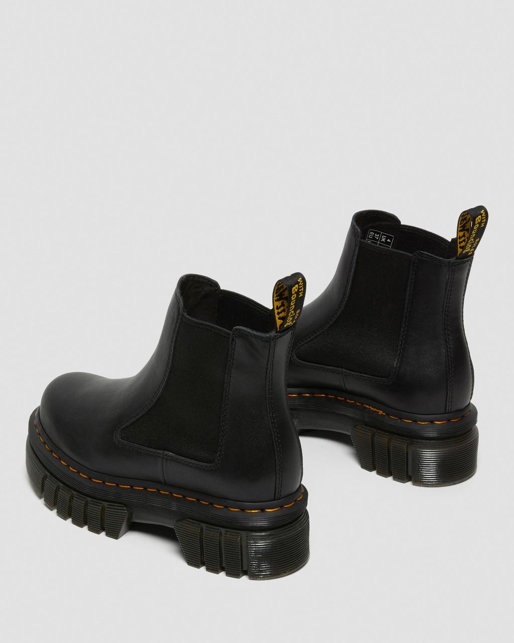 Botas Chelsea Dr Martens Audrick Nappa Leather Platform Mujer Negros | 95742998