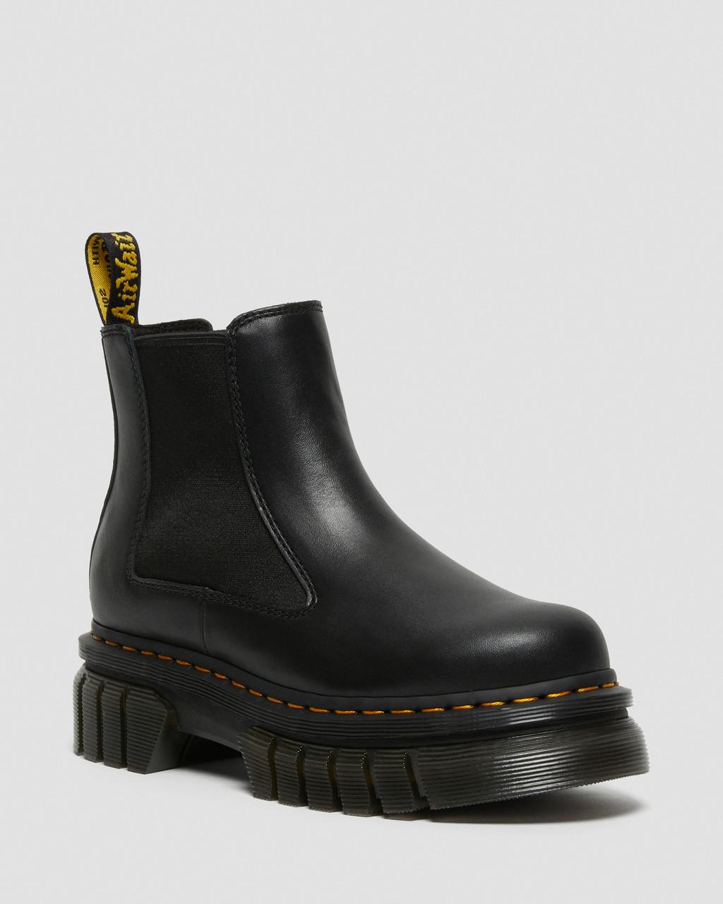 Botas Chelsea Dr Martens Audrick Nappa Leather Platform Mujer Negros | 95742998