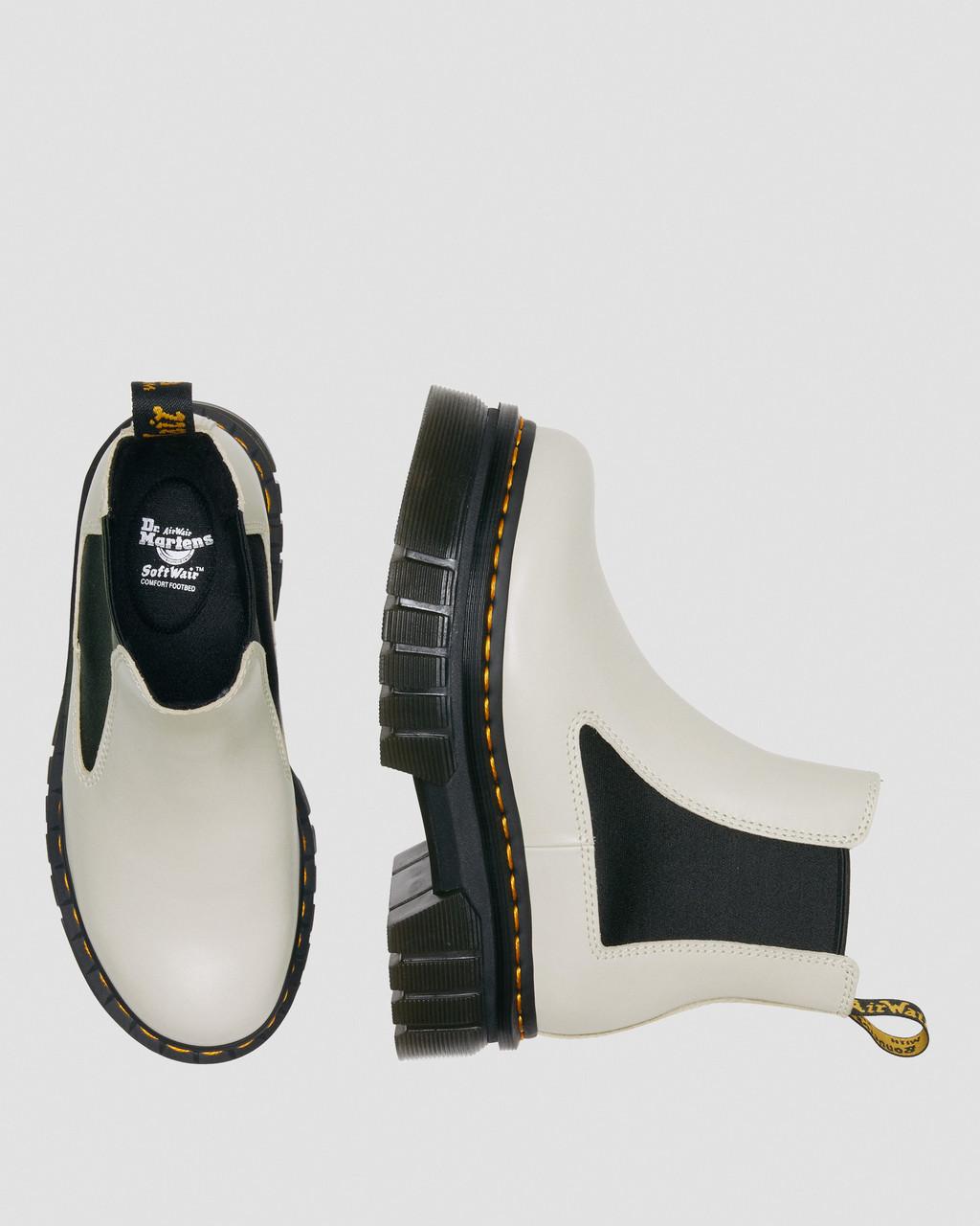 Botas Chelsea Dr Martens Audrick Nappa Leather Platform Hombre Blancos | 50488392