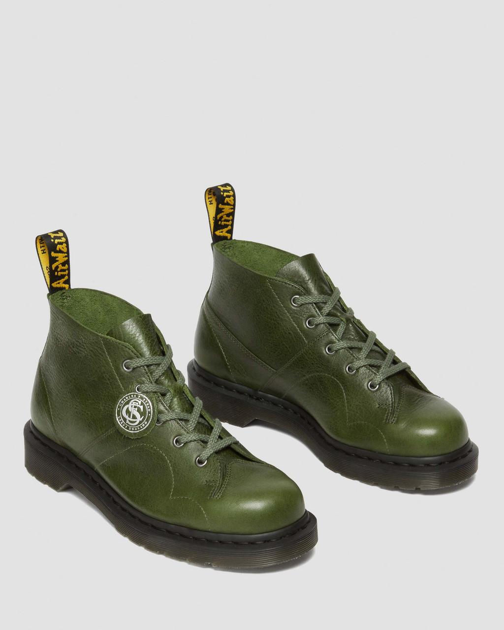 Botas De Mono Dr Martens Church Buckingham Leather Hombre Verdes | 83076665