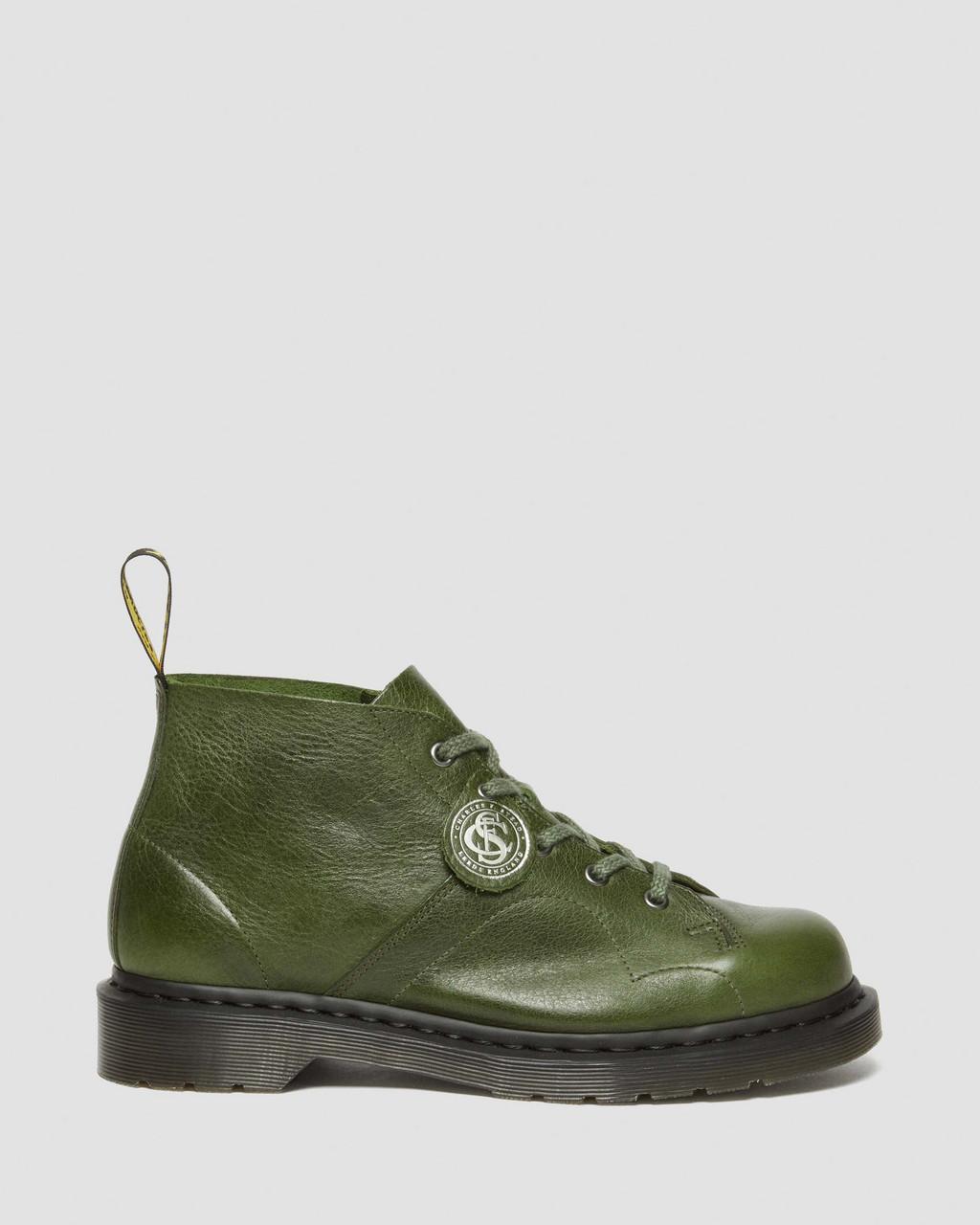 Botas De Mono Dr Martens Church Buckingham Leather Hombre Verdes | 83076665