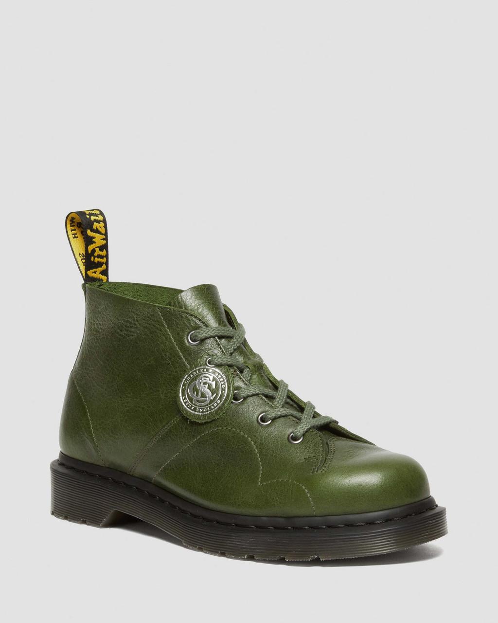 Botas De Mono Dr Martens Church Buckingham Leather Hombre Verdes | 83076665