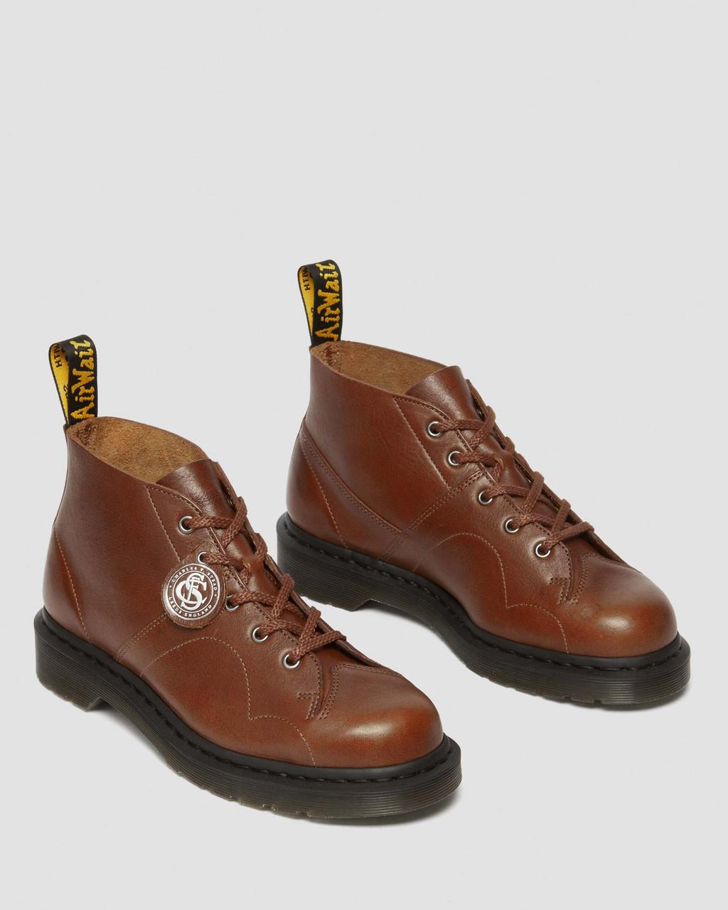 Botas De Mono Dr Martens Church Buckingham Leather Mujer Marrom | 17065364