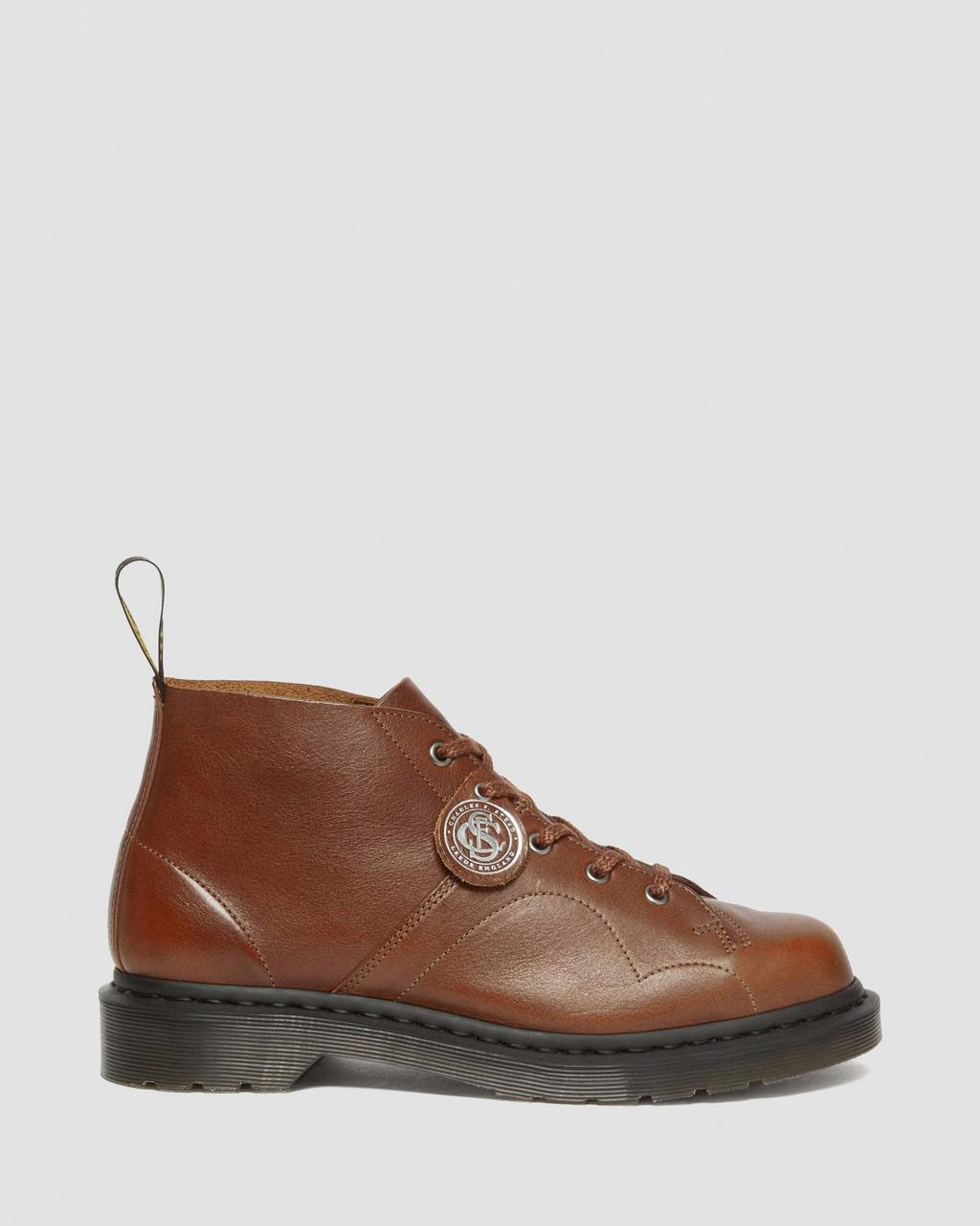 Botas De Mono Dr Martens Church Buckingham Leather Mujer Marrom | 17065364