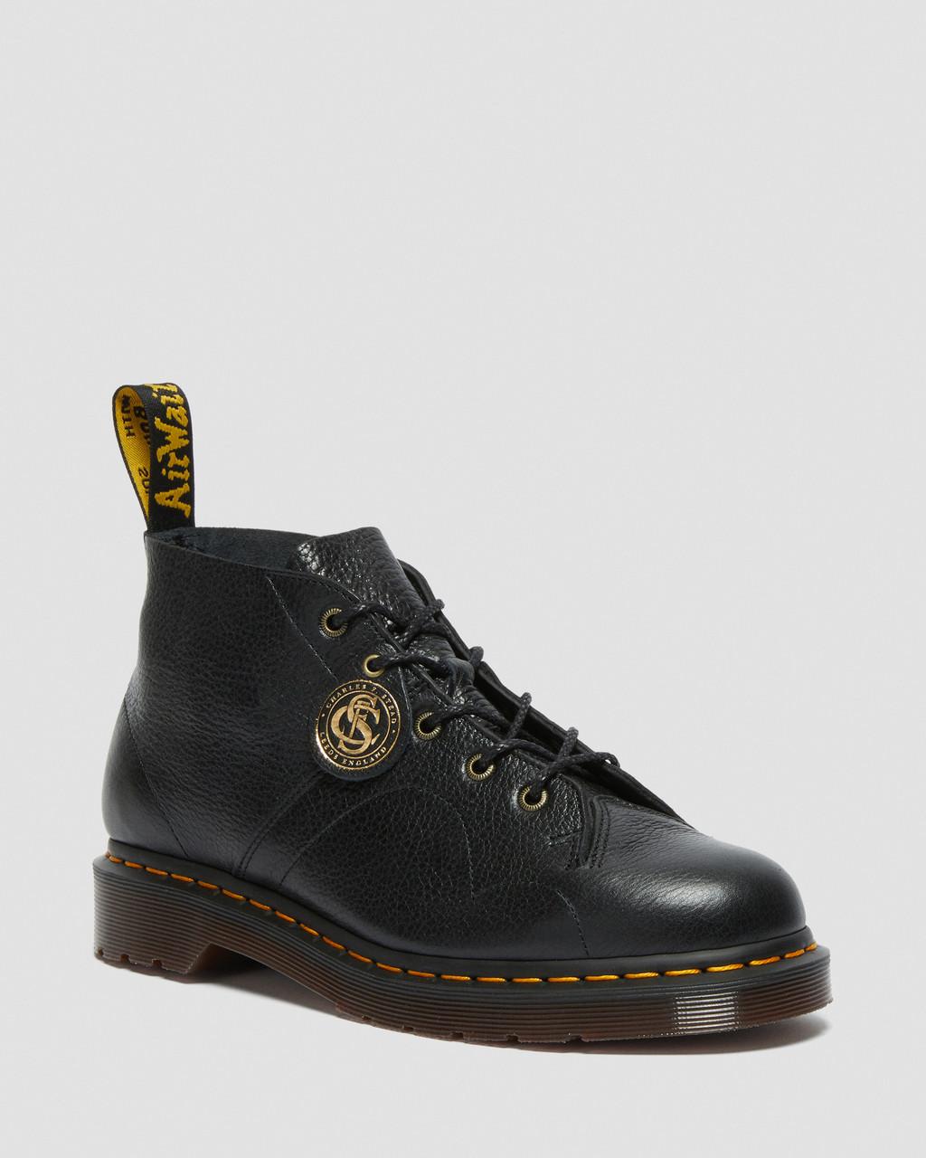 Botas De Mono Dr Martens Church Buckingham Leather Hombre Negros | 12740115