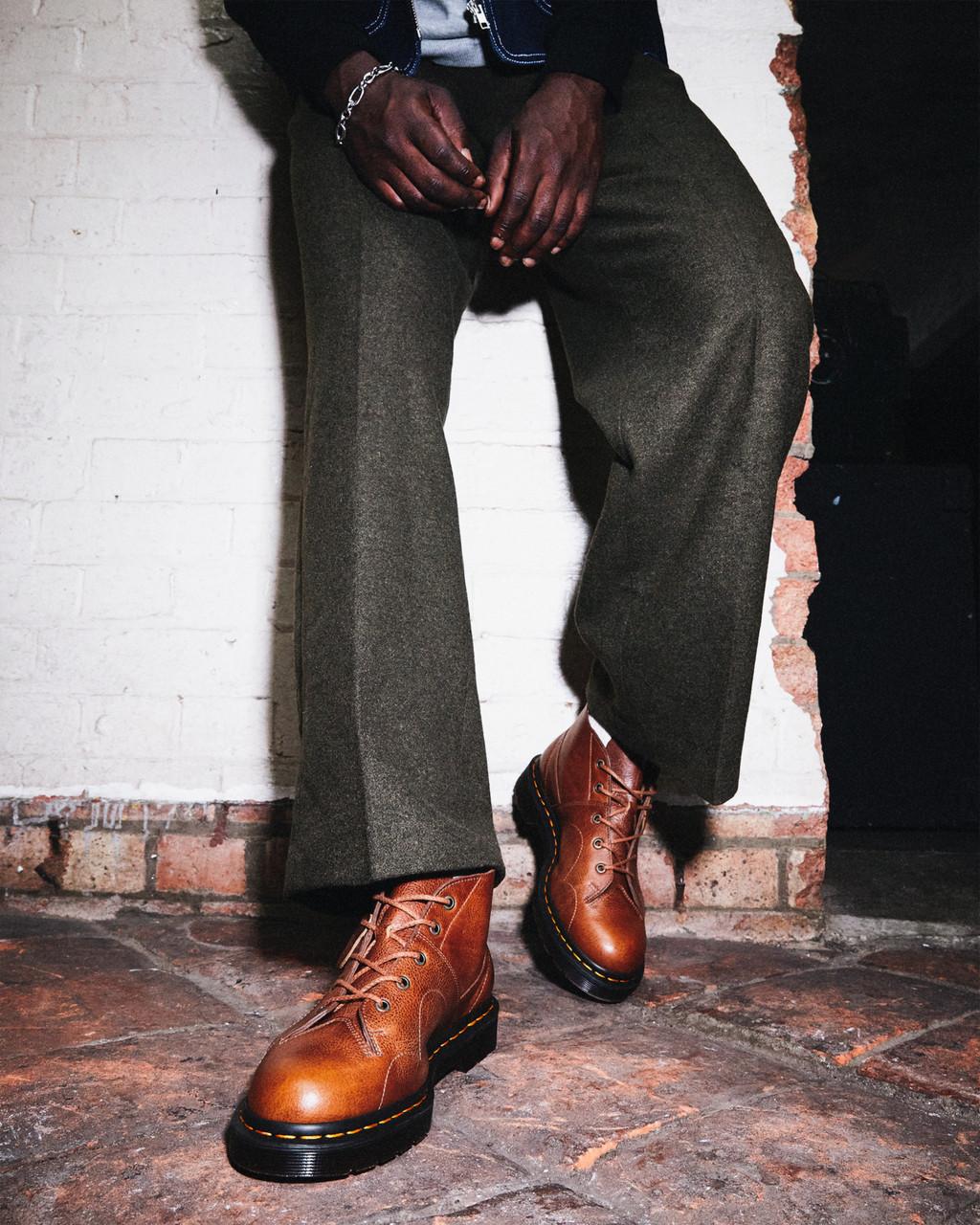Botas De Mono Dr Martens Church Buckingham Leather Hombre Marrom | 30915273