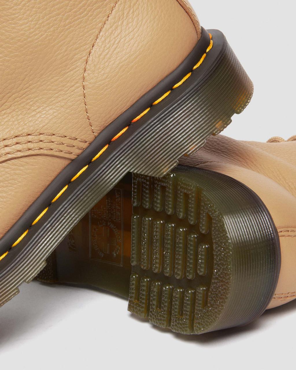 Botas Dr Martens 1460 Virginia Leather Mujer Marrom | 54850450