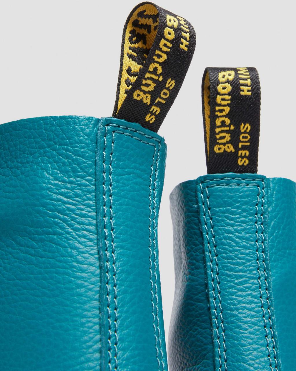 Botas Dr Martens 1460 Virginia Leather Mujer Turquesa | 36662446