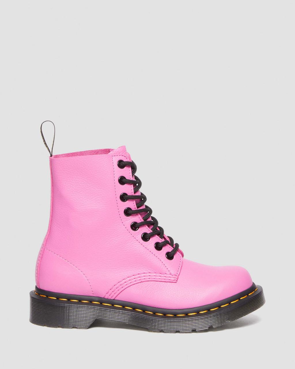 Botas Dr Martens 1460 Virginia Leather Mujer Rosas | 27700386