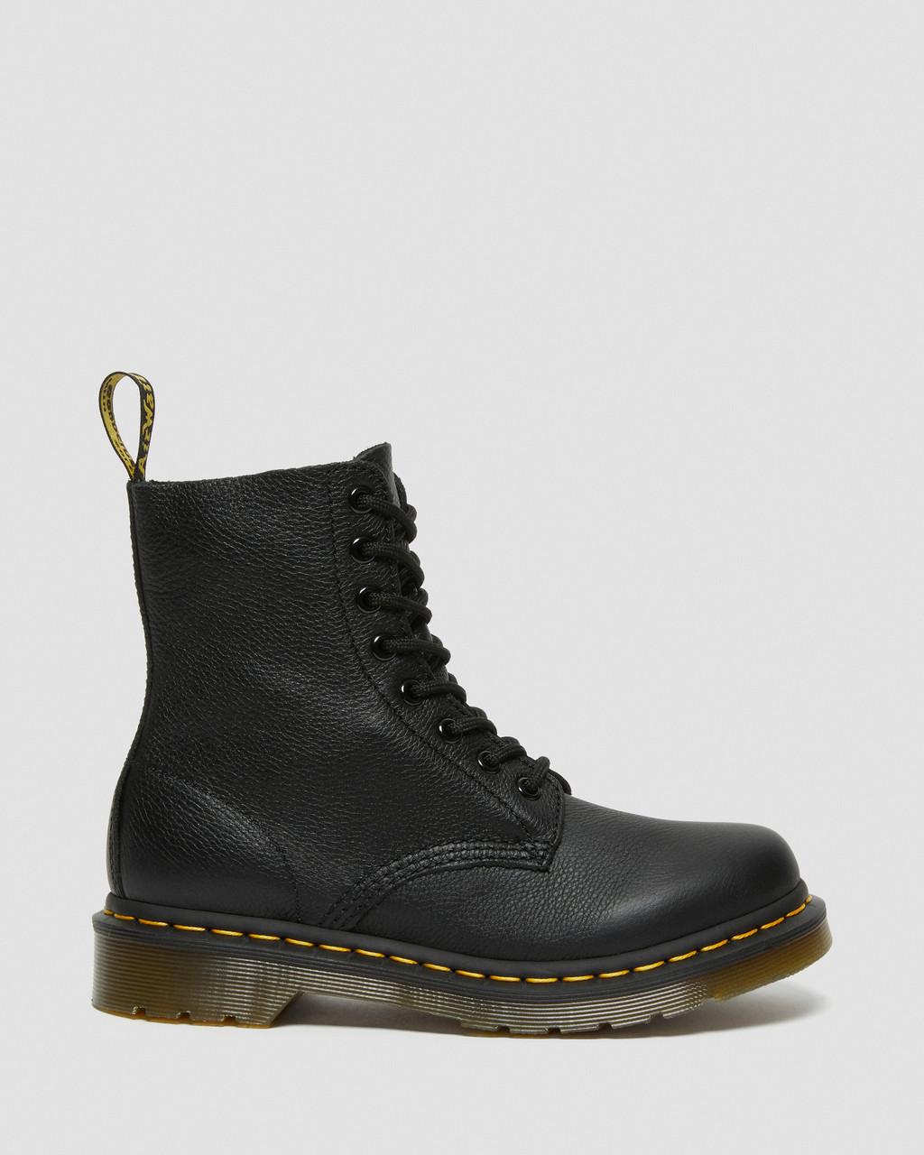 Botas Dr Martens 1460 Virginia Leather Mujer Negros | 33441937