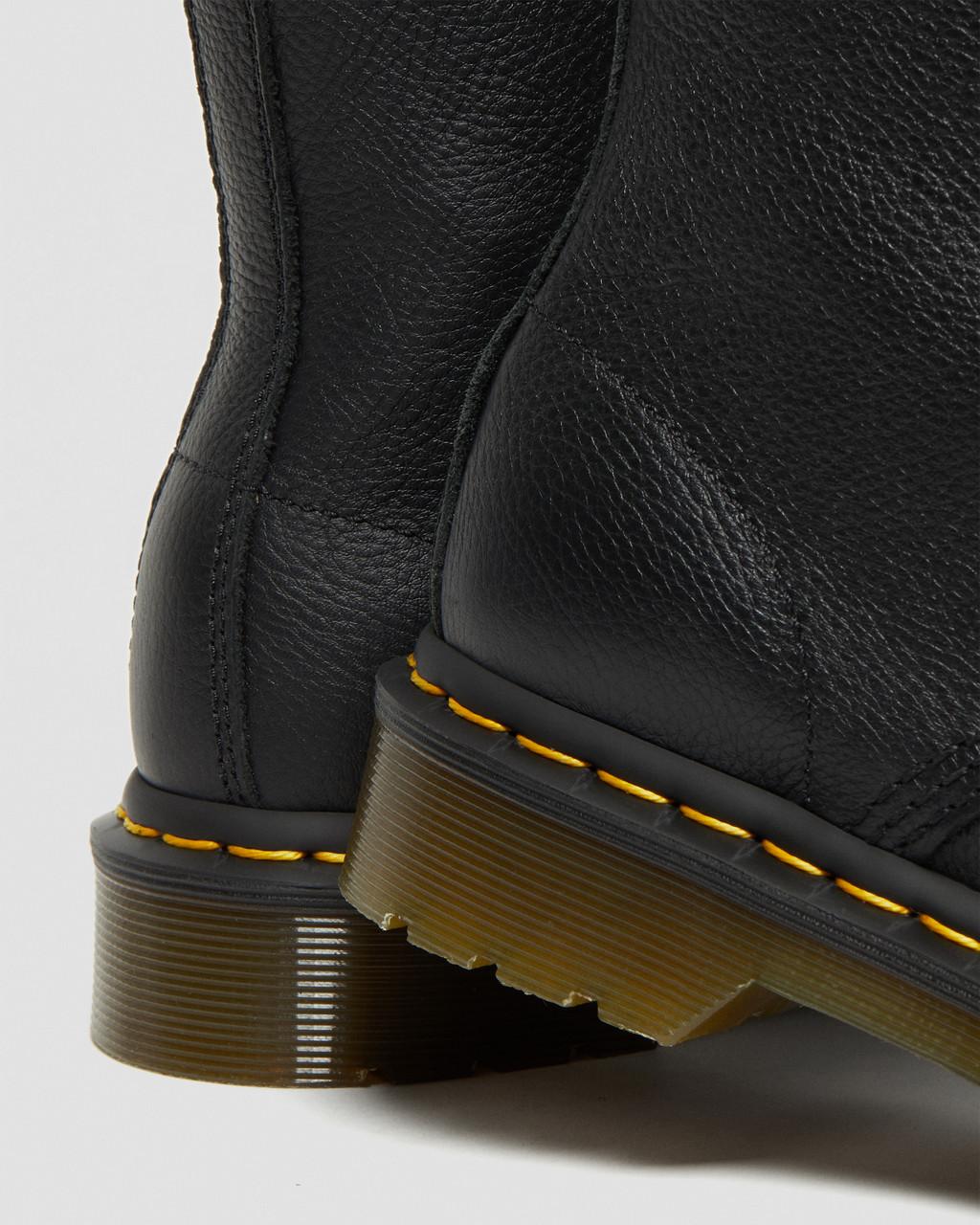 Botas Dr Martens 1460 Virginia Leather Mujer Negros | 33441937