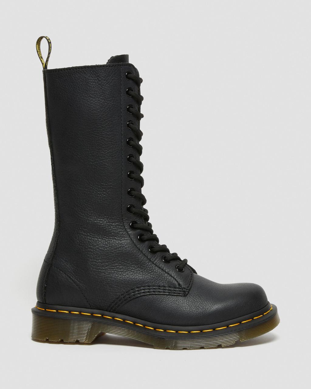 Botas Dr Martens 1B99 Virginia Leather Mid Calf Mujer Negros | 67542157