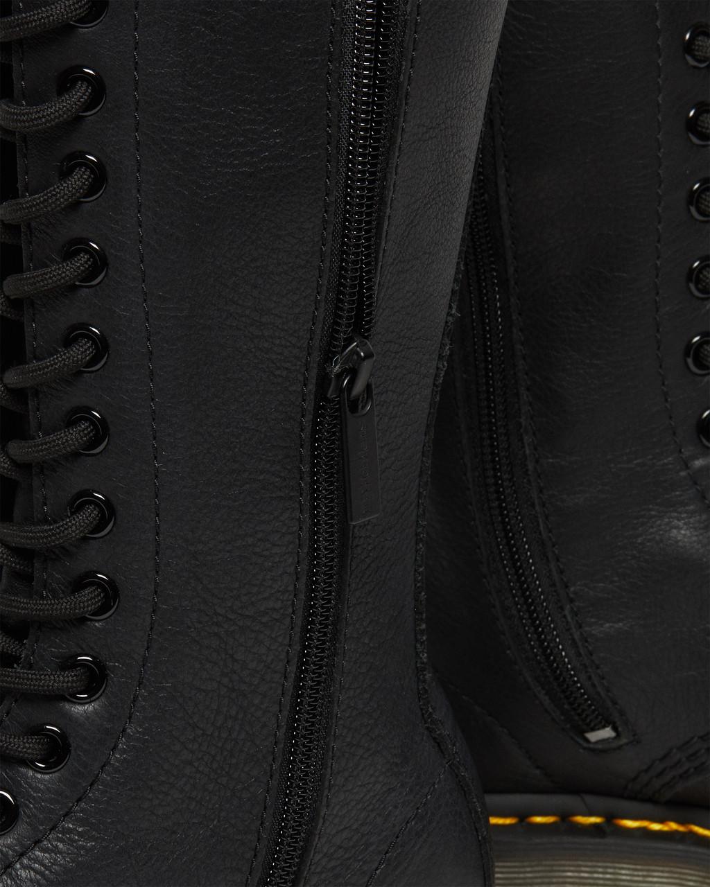 Botas Dr Martens 1B99 Virginia Leather Mid Calf Mujer Negros | 67542157