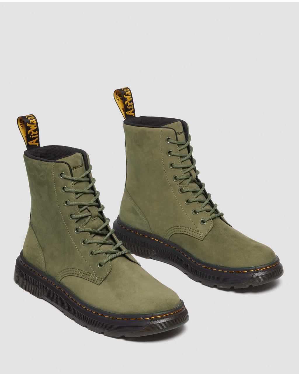 Botas Dr Martens Crewson Nubuck Leather Everyday Hombre Verde Oliva | 37434109