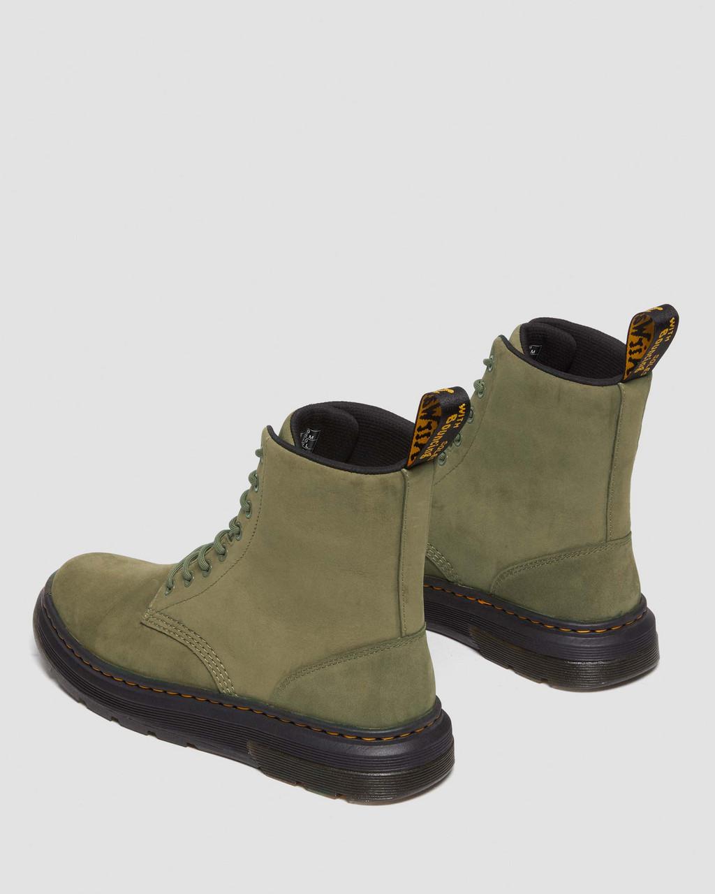 Botas Dr Martens Crewson Nubuck Leather Everyday Hombre Verde Oliva | 37434109