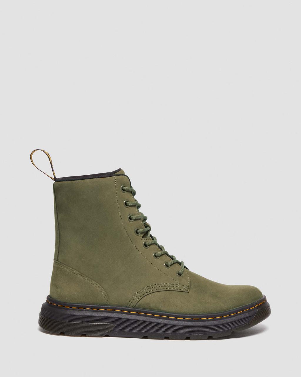 Botas Dr Martens Crewson Nubuck Leather Everyday Hombre Verde Oliva | 37434109