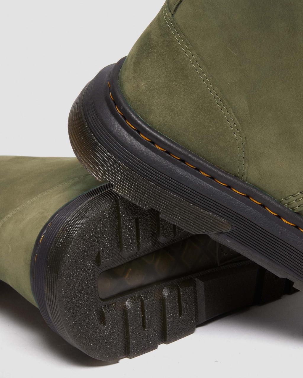 Botas Dr Martens Crewson Nubuck Leather Everyday Hombre Verde Oliva | 37434109