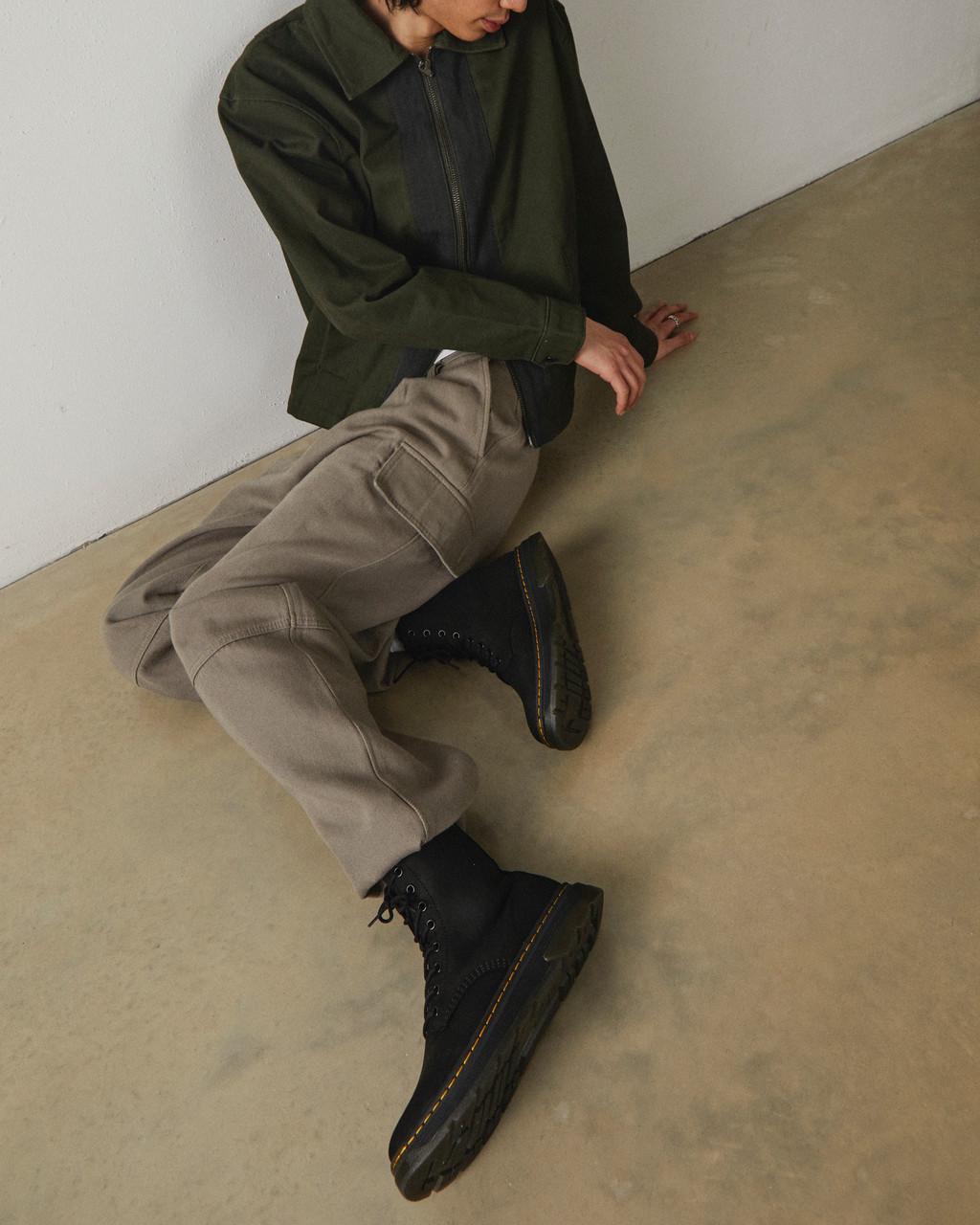 Botas Dr Martens Crewson Nubuck Leather Everyday Hombre Negros | 56526474