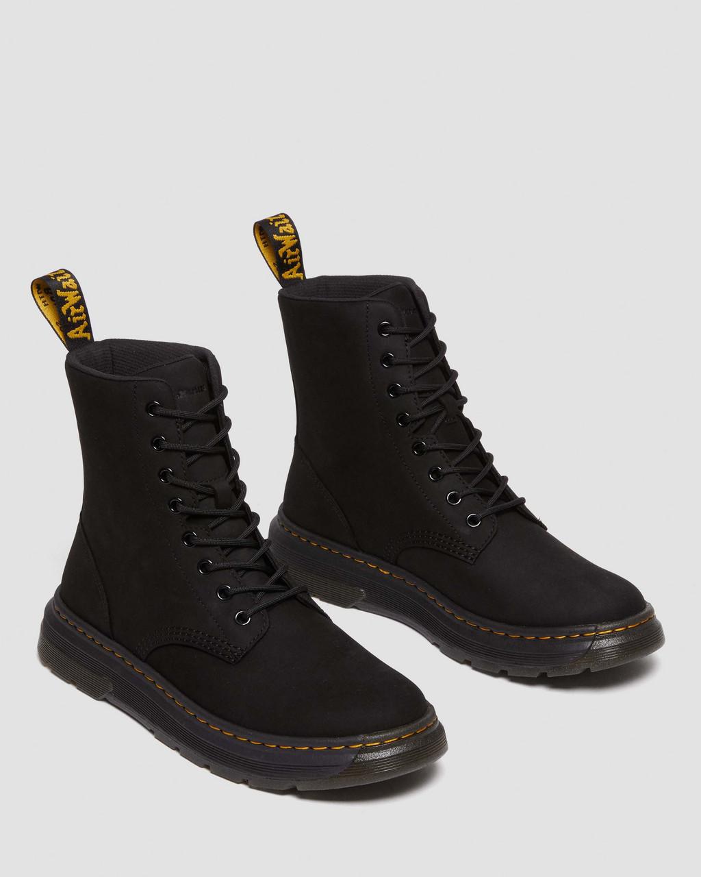 Botas Dr Martens Crewson Nubuck Leather Everyday Hombre Negros | 56526474
