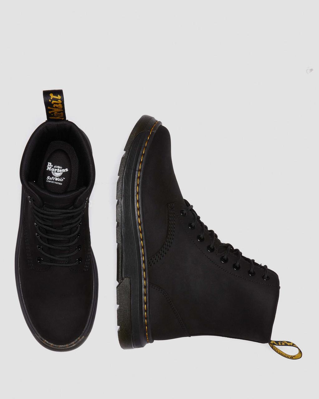 Botas Dr Martens Crewson Nubuck Leather Everyday Hombre Negros | 56526474