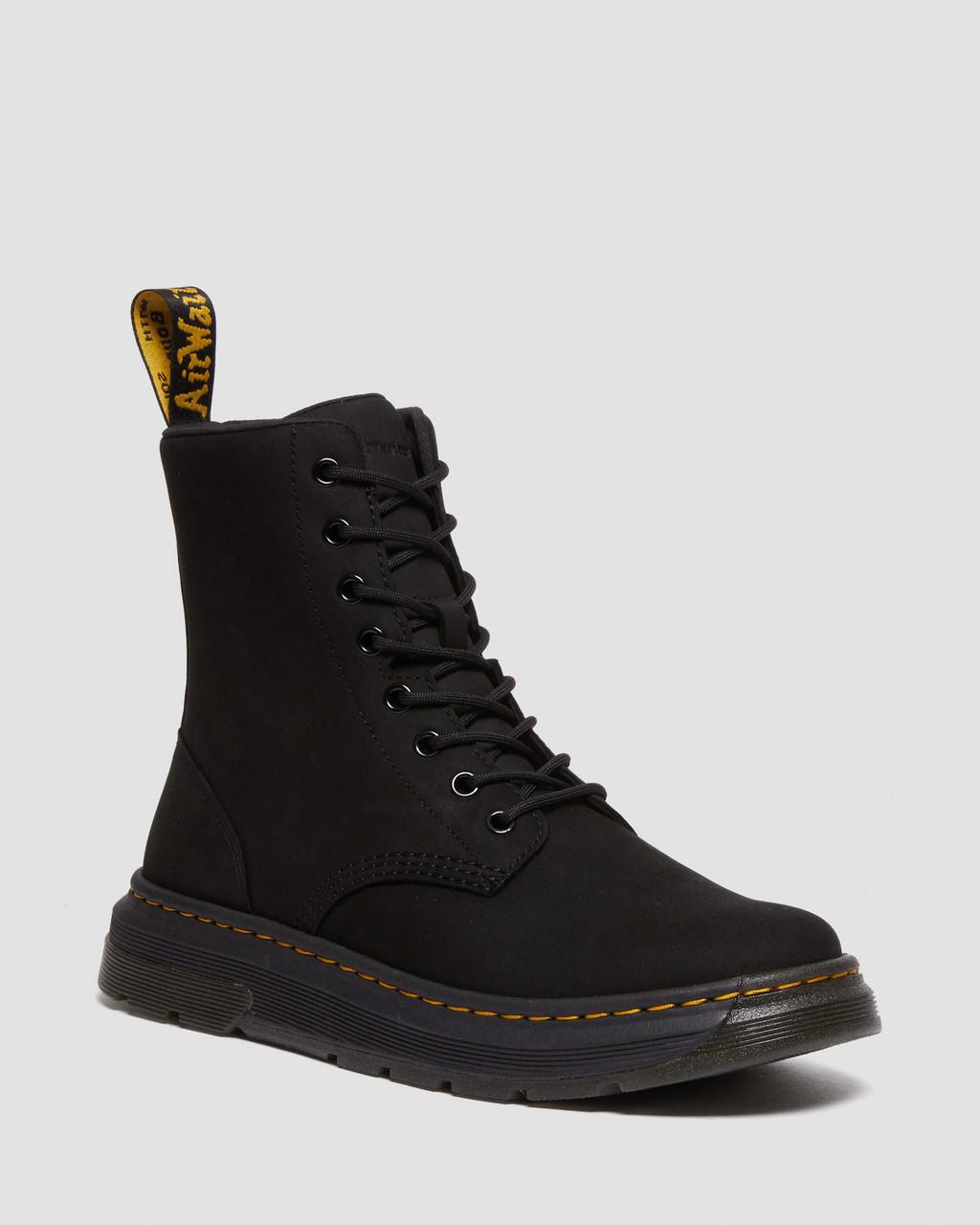 Botas Dr Martens Crewson Nubuck Leather Everyday Hombre Negros | 56526474