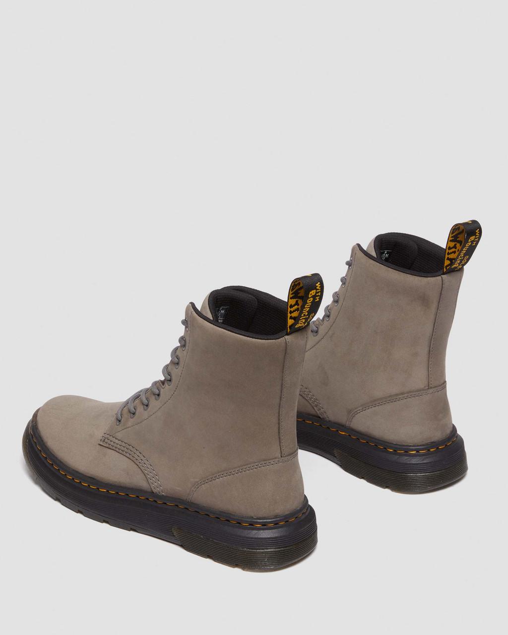 Botas Dr Martens Crewson Nubuck Leather Everyday Mujer Grises | 23259675