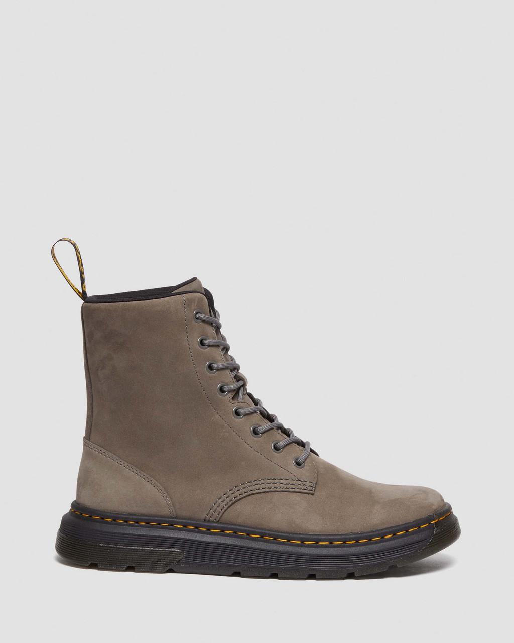 Botas Dr Martens Crewson Nubuck Leather Everyday Mujer Grises | 23259675