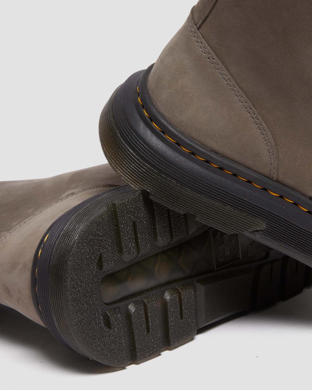 Botas Dr Martens Crewson Nubuck Leather Everyday Mujer Grises | 23259675