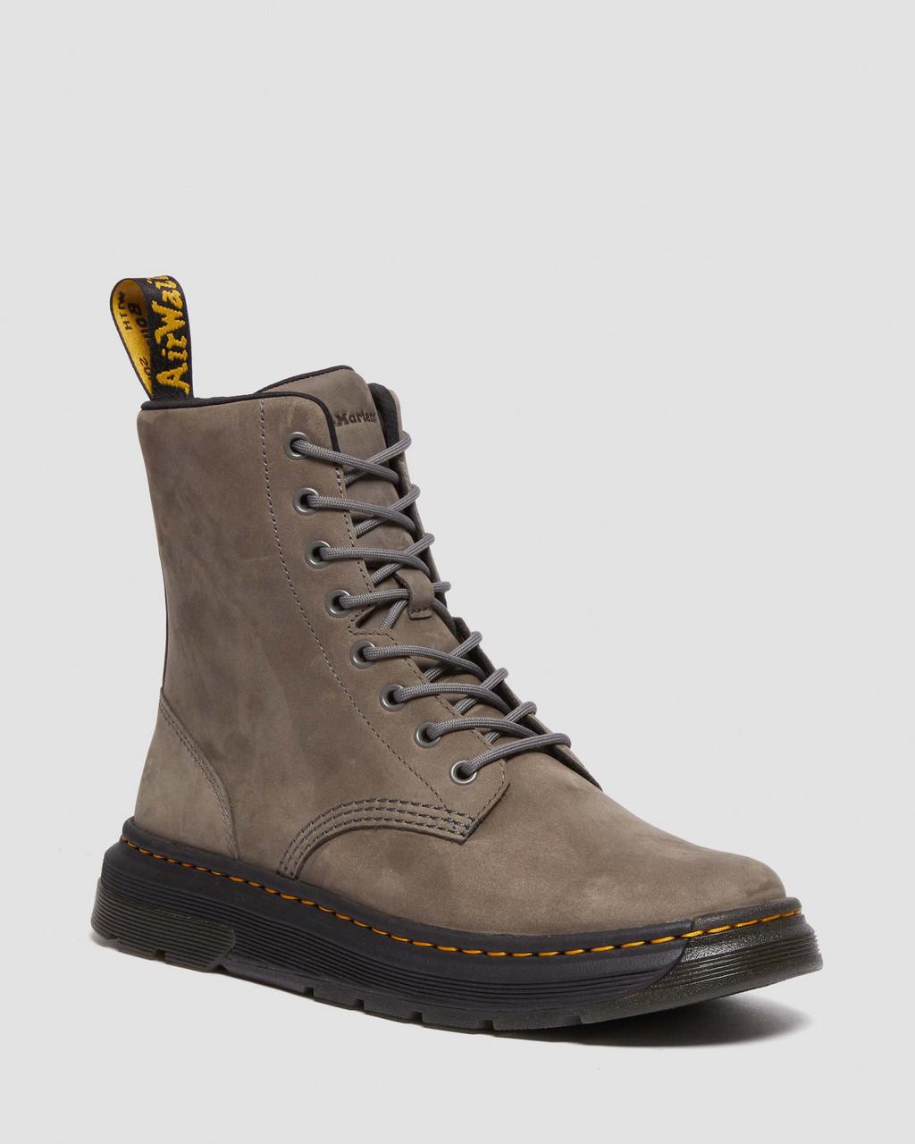 Botas Dr Martens Crewson Nubuck Leather Everyday Mujer Grises | 23259675