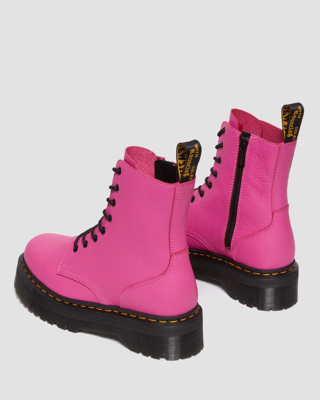 Botas Dr Martens Jadon III Pisa Leather Platforms Mujer Rosas | 57944183