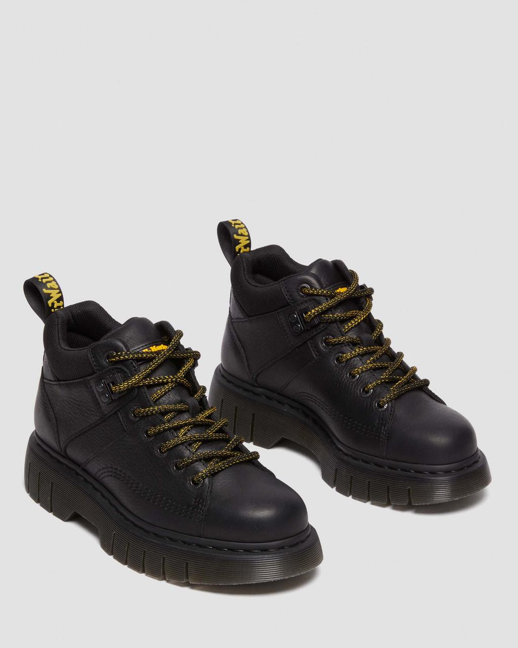 Botas Dr Martens Woodard Grizzly Leather Low Casual Hombre Negros | 14661434