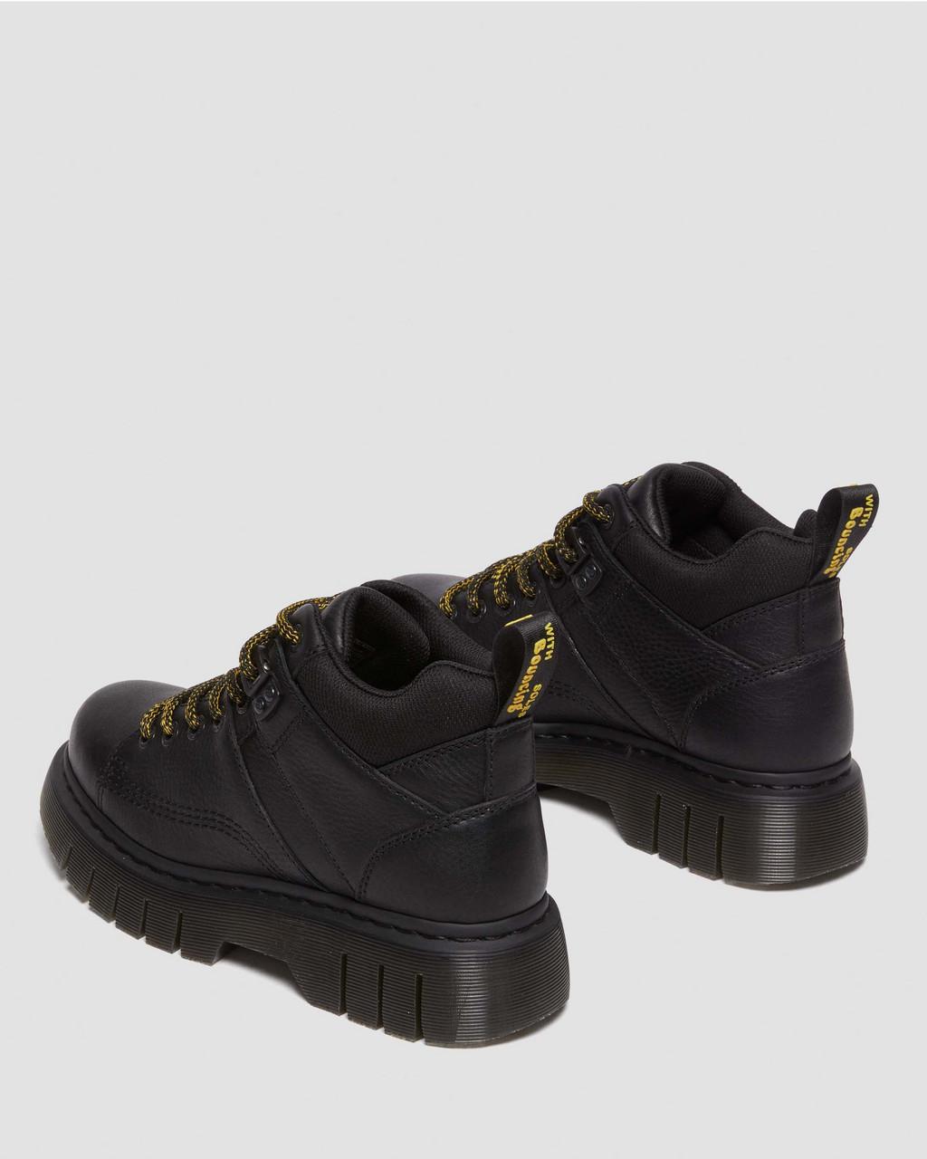 Botas Dr Martens Woodard Grizzly Leather Low Casual Hombre Negros | 14661434